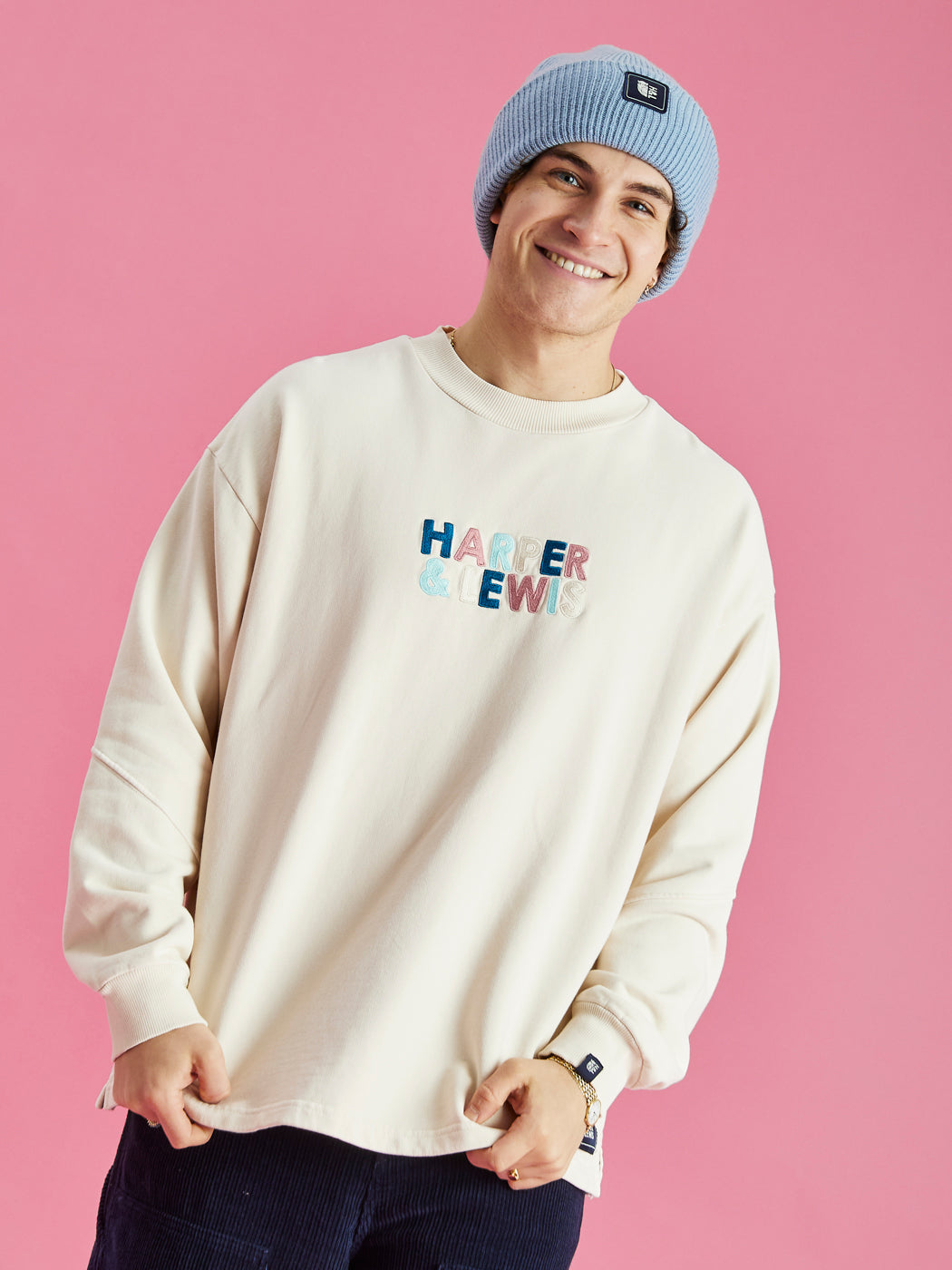 Kelsey Sweater Cream – Harper Lewis - Main Image