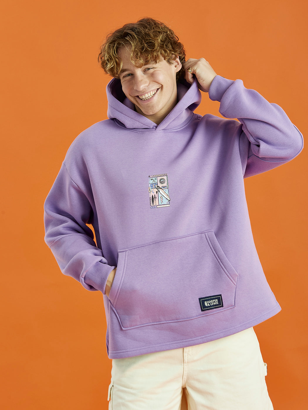Cruz Oversized Hoodie Purple – Harper & Lewis