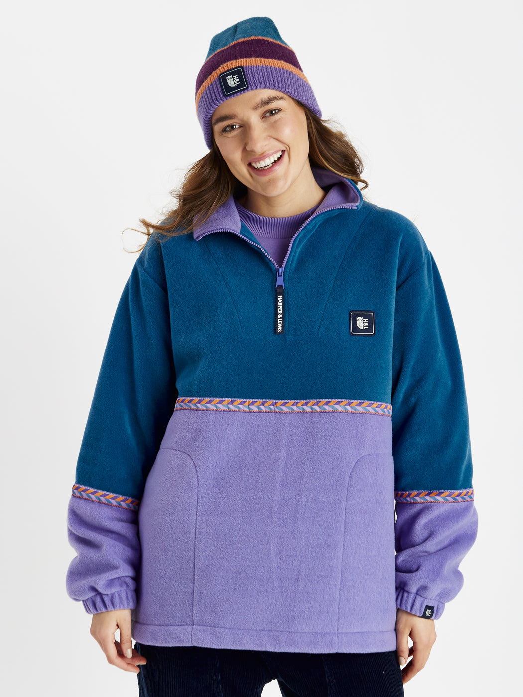 Hollis 1/4 rits fleece