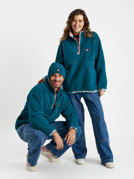 Gael 1/4 rits Sherpa Fleece 