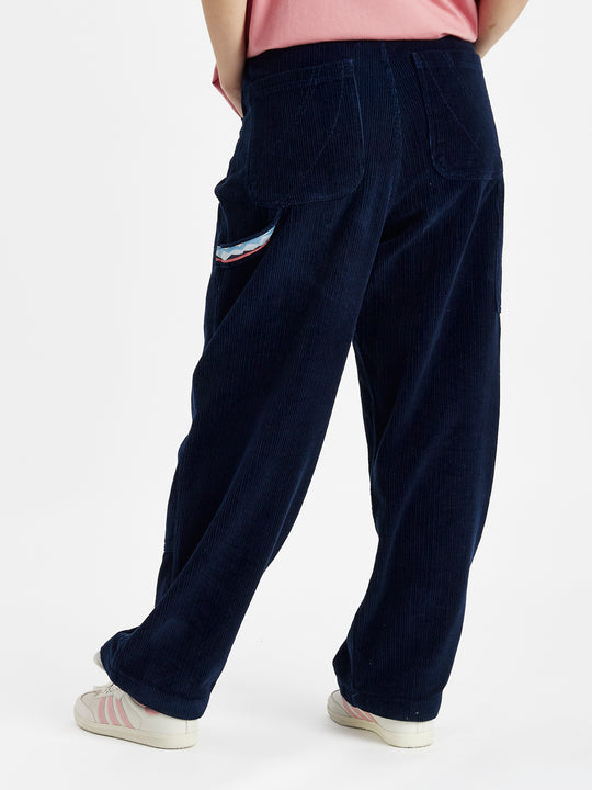 Mills Corduroy Trousers Navy