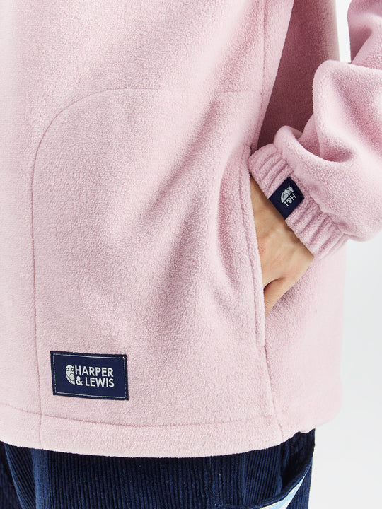 Eirwen 1/4 Zip Fleece Dusty Pink