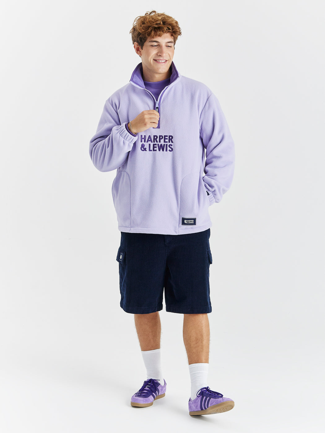 Elsa 1/4 Zip Fleece Lavender