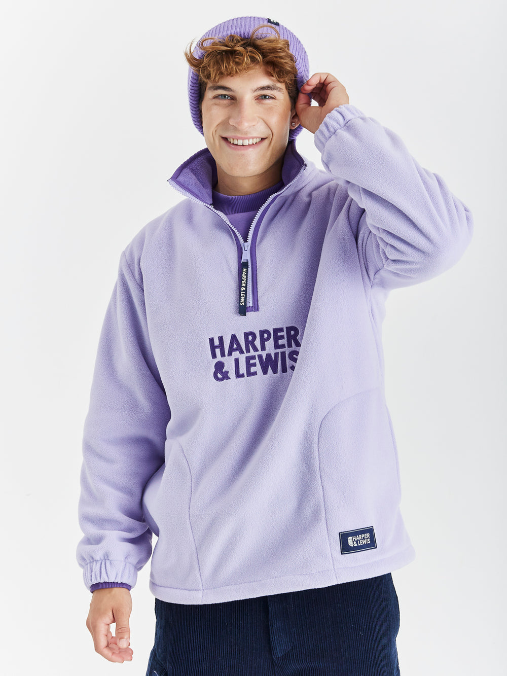 Elsa 1/4 Zip Fleece Lavender