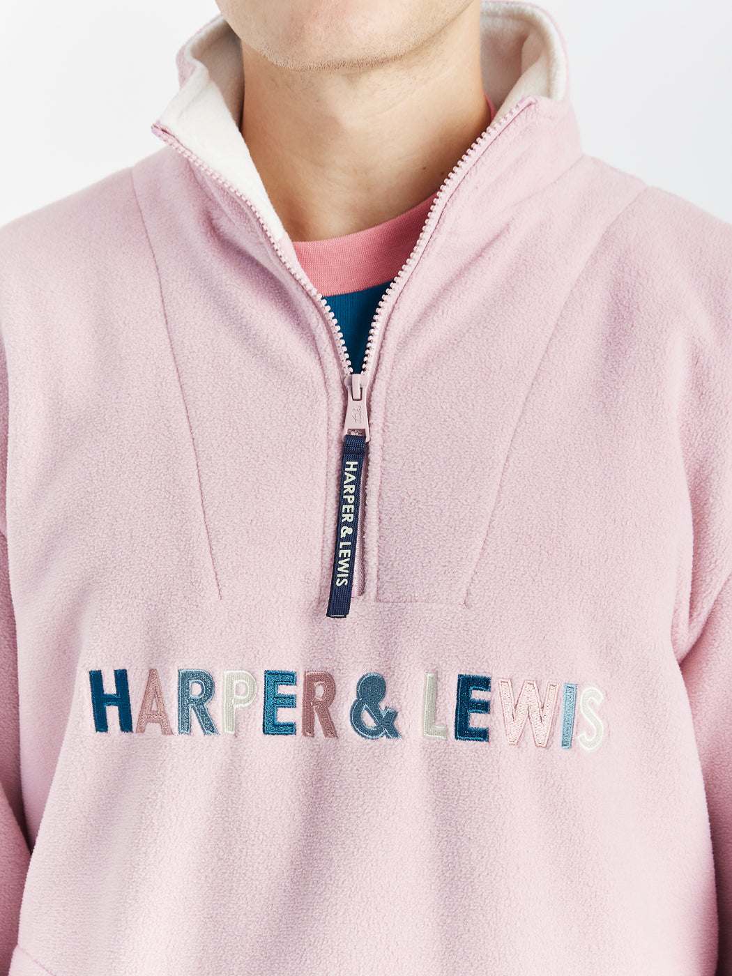 Eirwen 1/4 Zip Fleece Dusty Pink – Harper Lewis