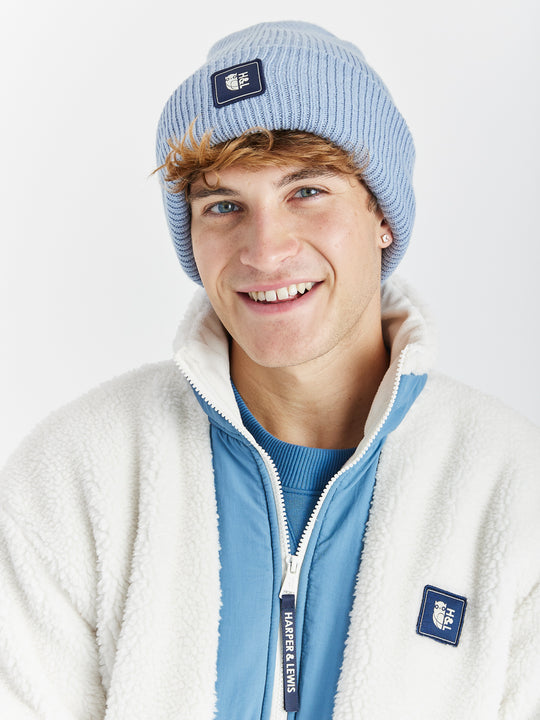 Murren Beanie Dusty Blue