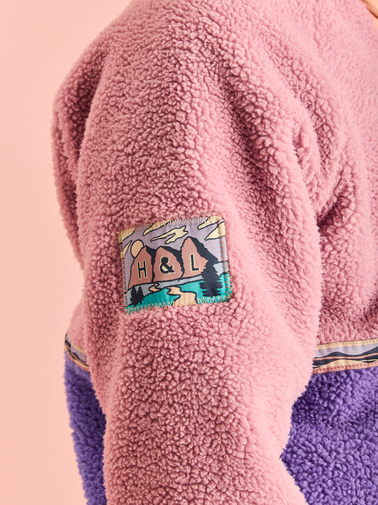 Avalynn 1/2 Zip Sherpa Fleece