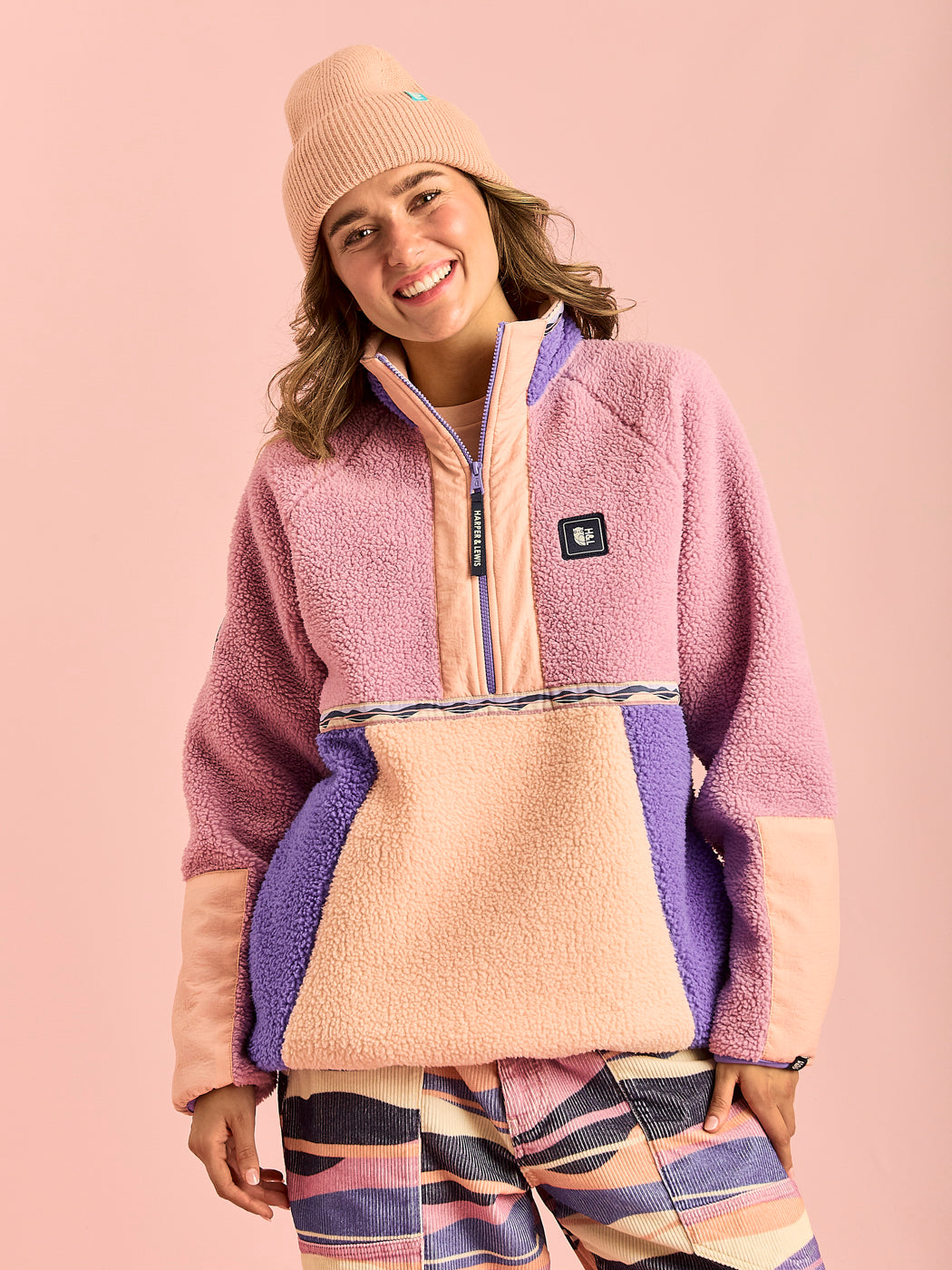 Avalynn 1/2 Zip Sherpa Fleece