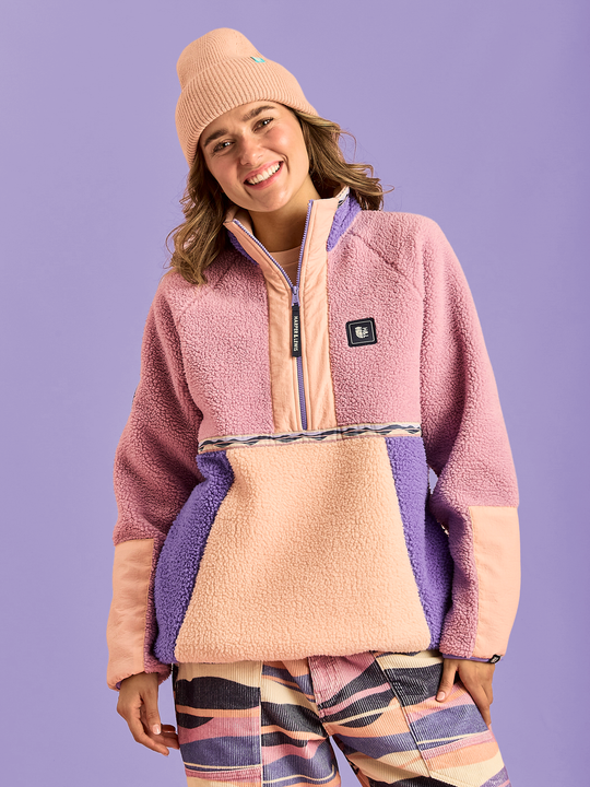 Avalynn 1/2 Zip Sherpa Fleece