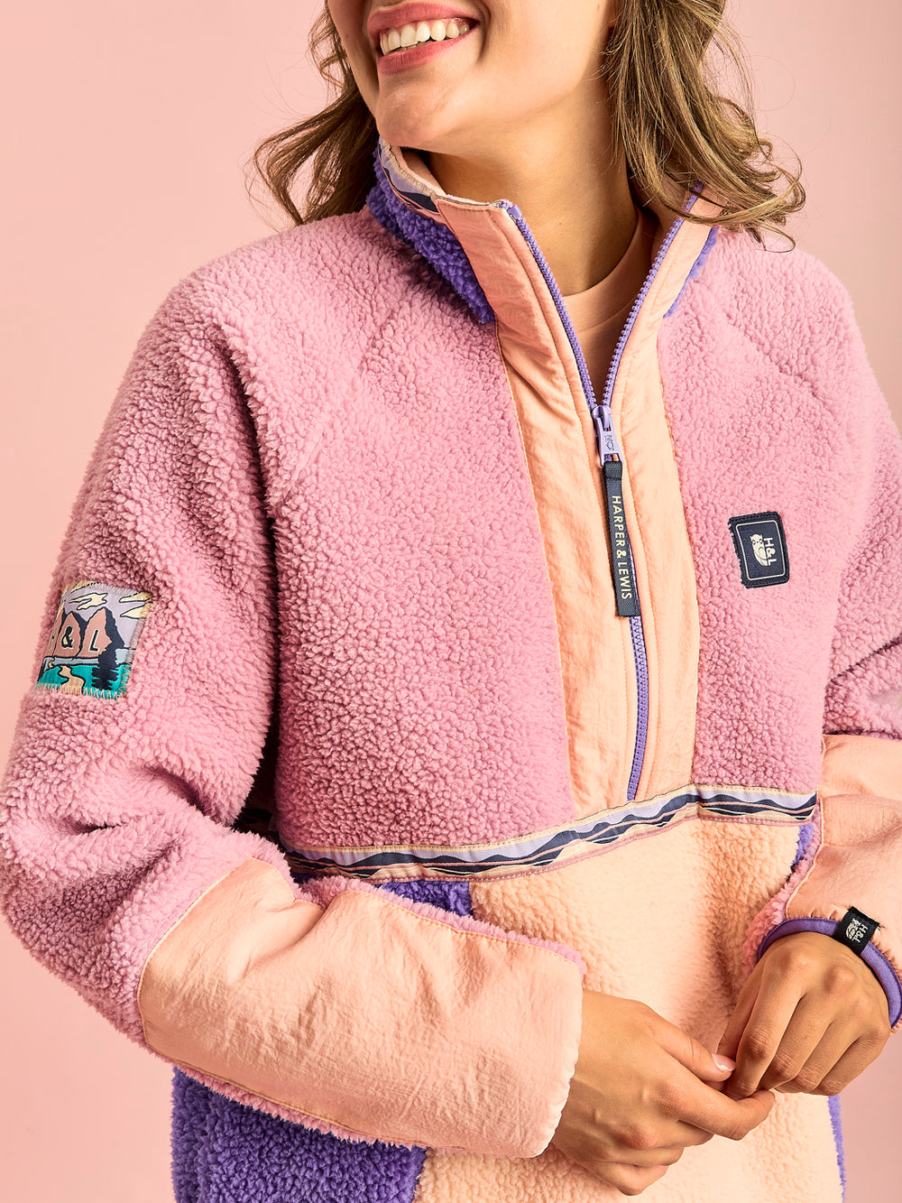 Avalynn 1/2 Zip Sherpa Fleece