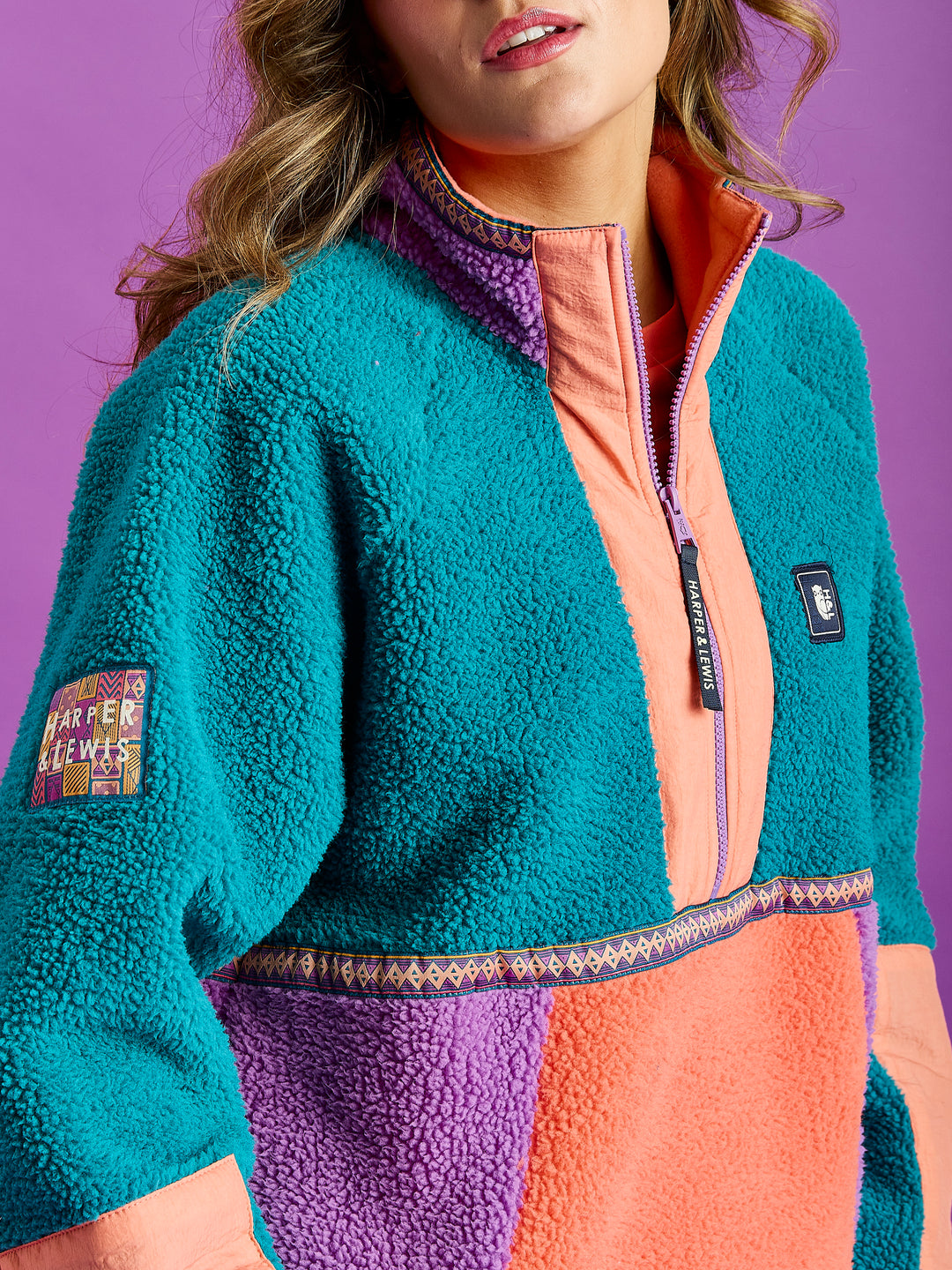 Avalynn 1/2 Zip Sherpa Fleece