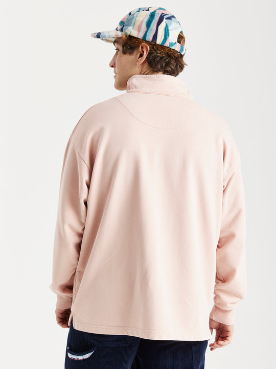 Lumi 1/4 Zip Sweater Dusty Pink