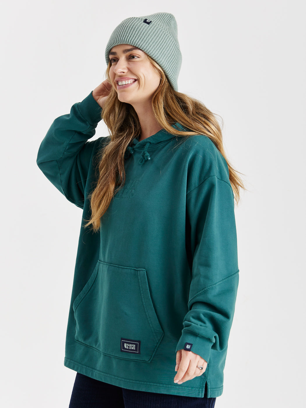 Camille Hoodie Dark Green