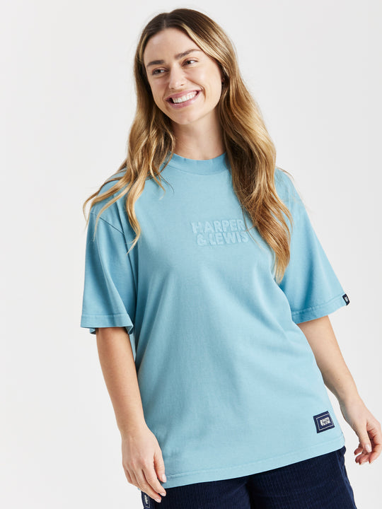 Camille Tee Steel Blue