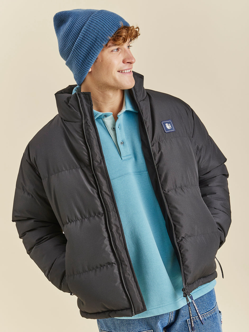 Noire Puffer Coat