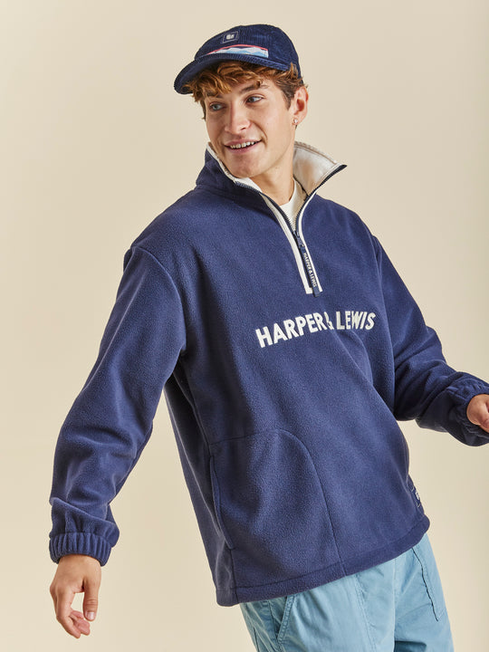 Ocean 1/4 Zip Fleece Navy