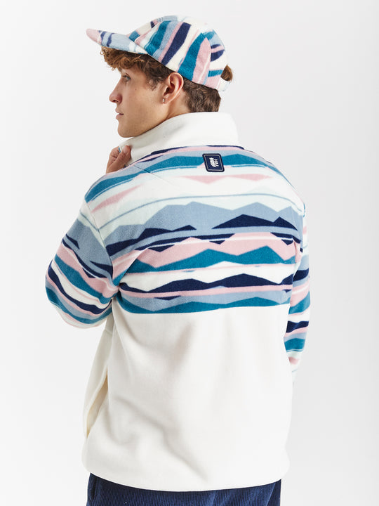 Bodie Retro Pattern 1/4 Zip Fleece