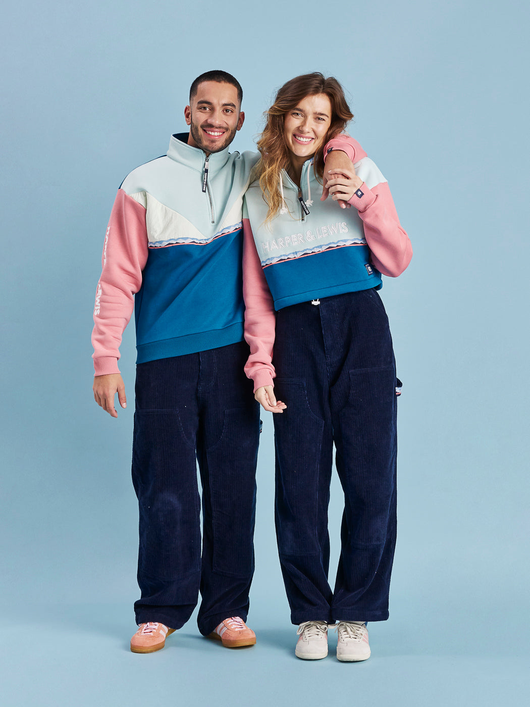 STARTER Warm Up Pullover サイズL Marley 1/4 Zip Cropped Sweater – Harper & Lewis