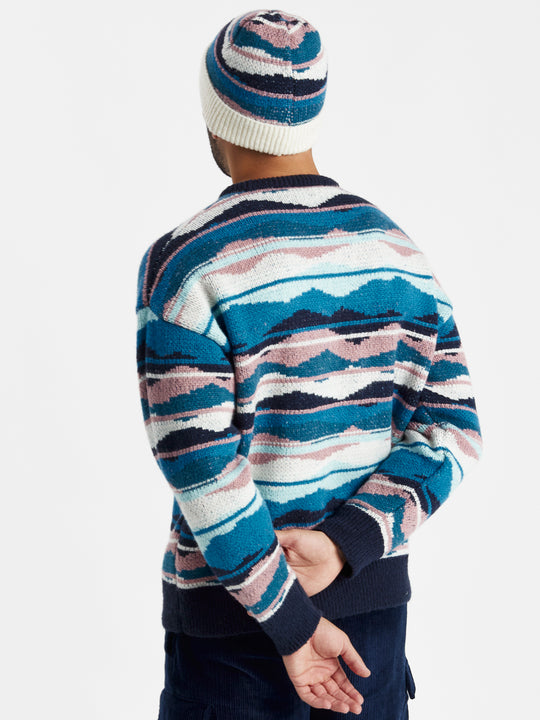 Jude Retro Pattern Knitted Jumper