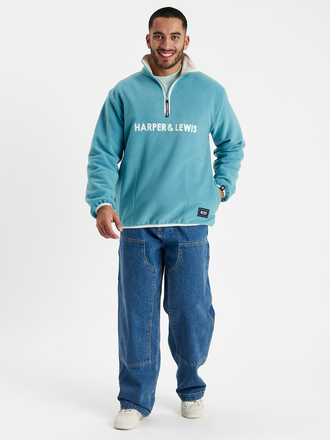 Averill 1/4 rits fleece