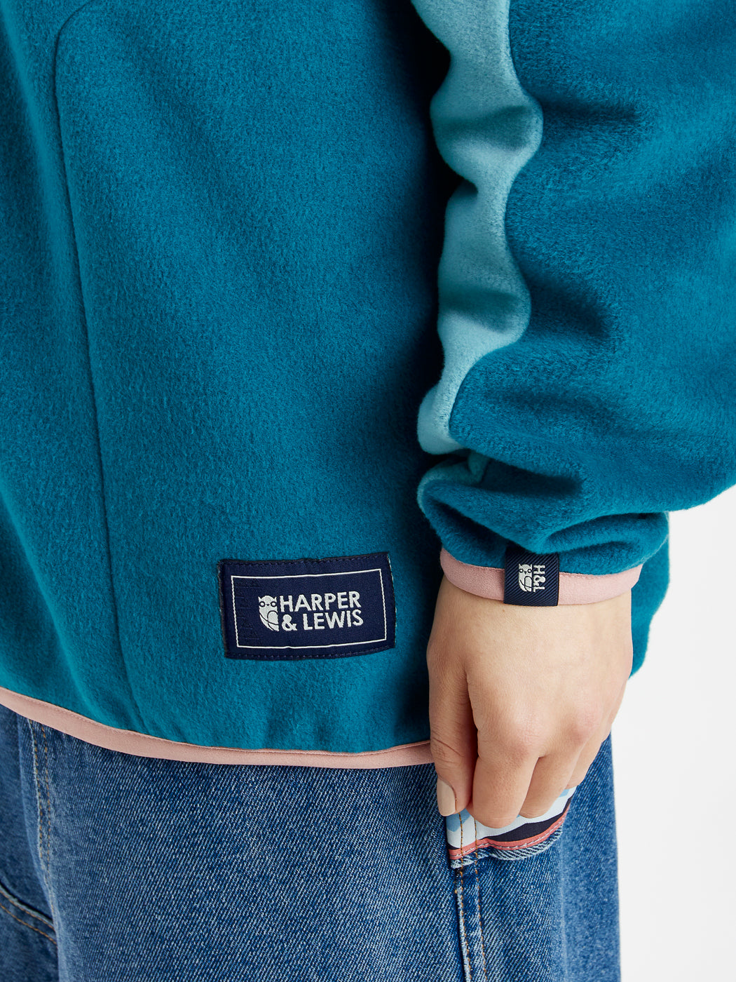 Karie 1/2 Zip Fleece Teal Green