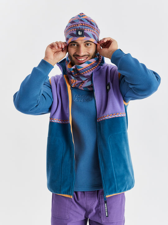 Raine Retro Patroon Fleece Snood