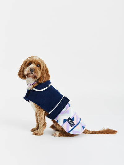 Louis Pup Made Jumper | Paws Circle | Designer Dog Apparel Navy / XL