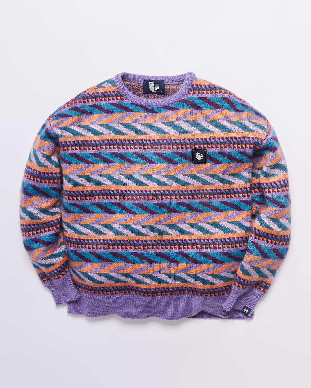 Kirby Retro Pattern Knitted Jumper