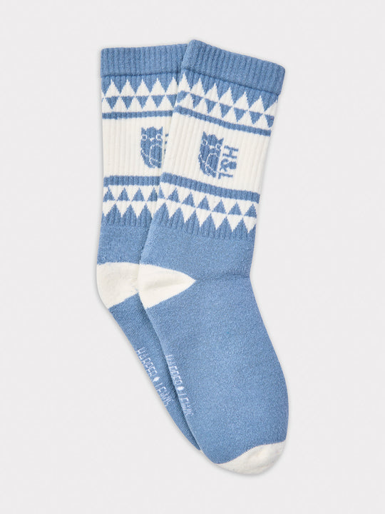 H&L Socken Stahlblau & BlaugrŸn