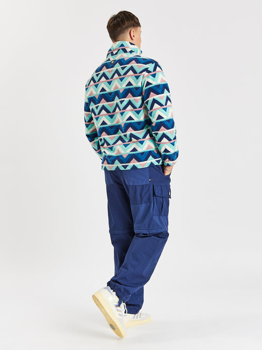 Sorrel Retro Patroon 1/4 Rits Fleece