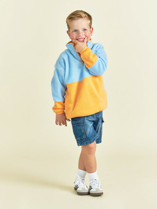 Goldie Fleece mit 1/4-Reißverschluss fŸr Kinder