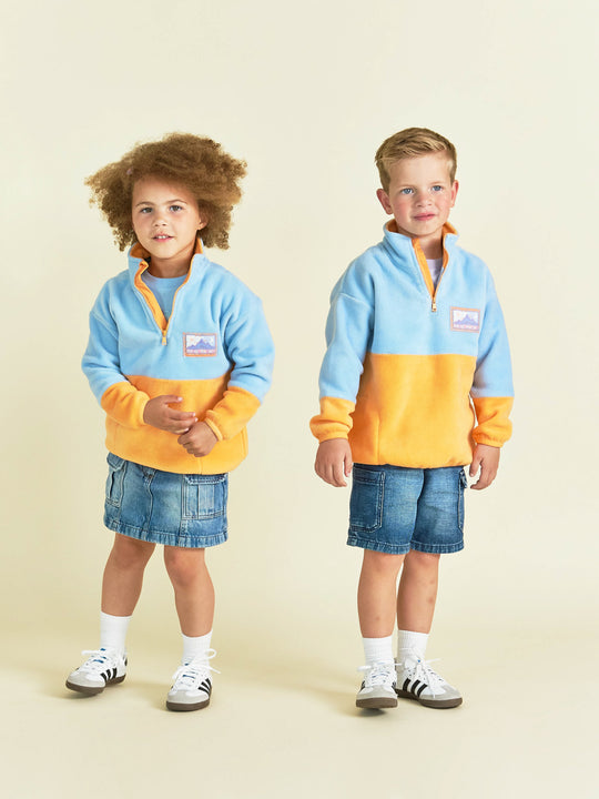 Goldie Fleece mit 1/4-Reißverschluss fŸr Kinder