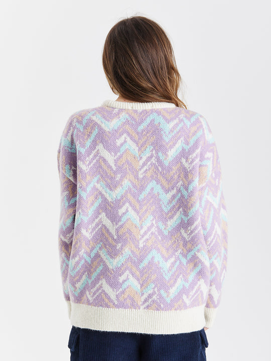 Strickpullover mit Reva-Retromuster