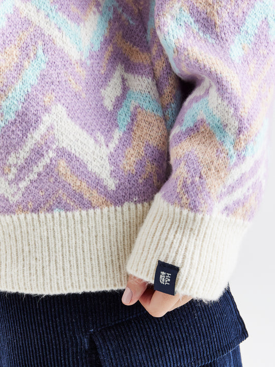 Strickpullover mit Reva-Retromuster