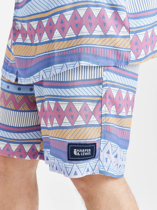 Cove Shorts mit Retro-Muster