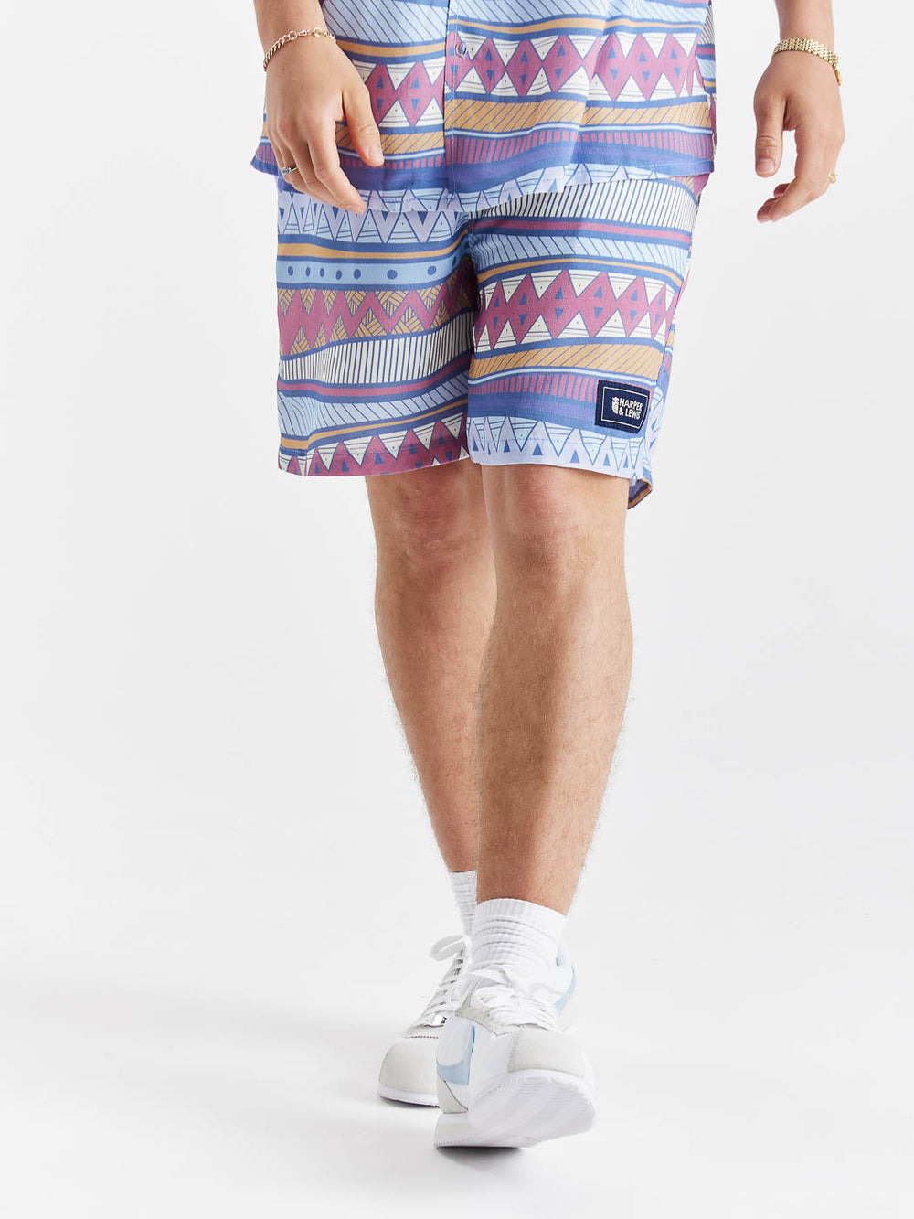 Cove Shorts mit Retro-Muster