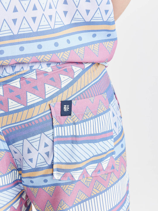 Cove Retro Patroon Shorts