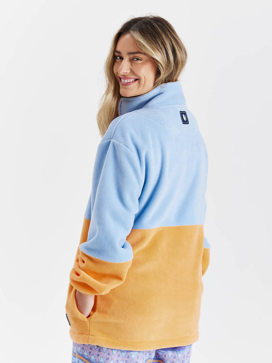 Goldie 1/4 rits fleece