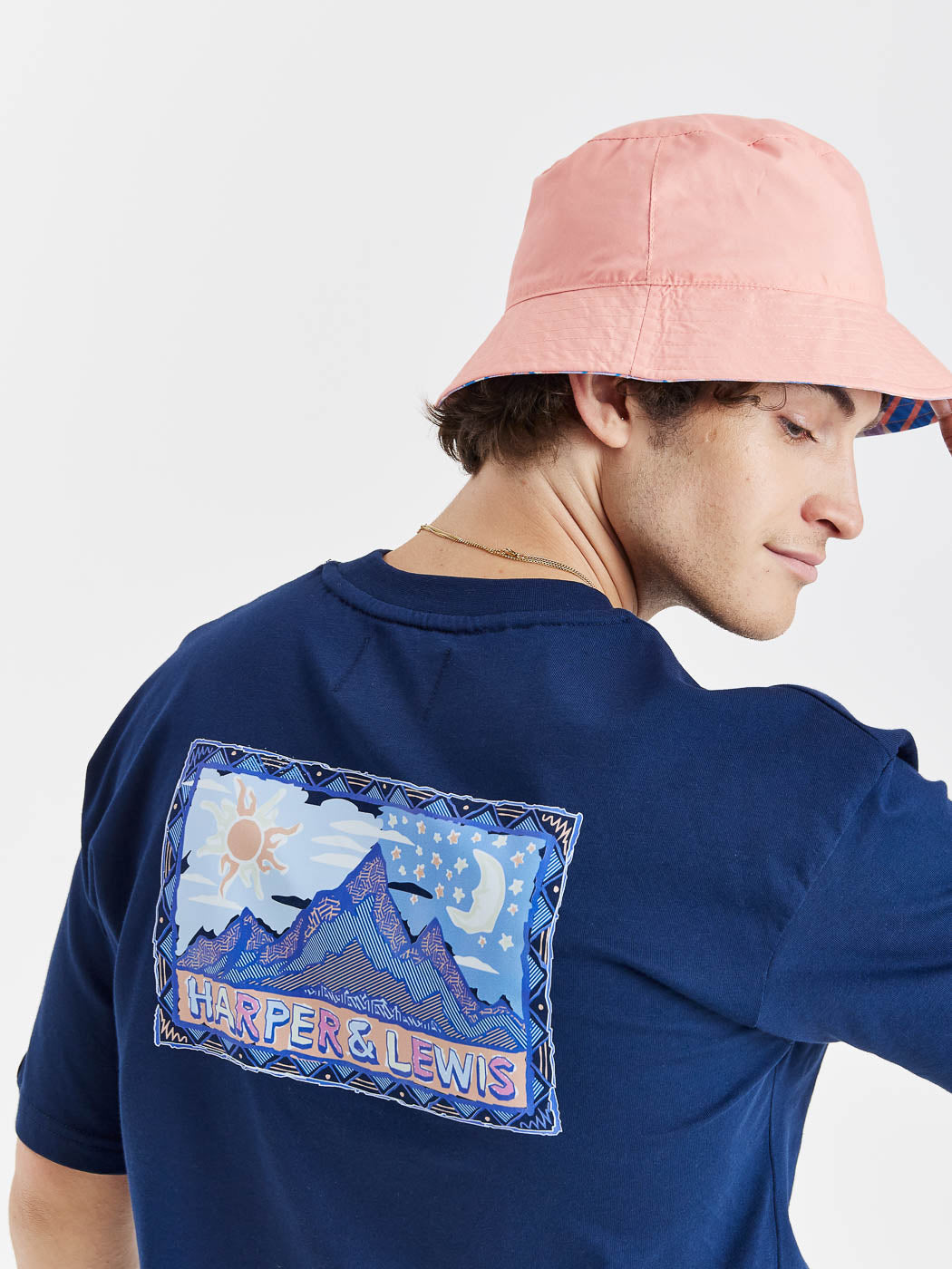 Elara Tee Navy – Harper Lewis - Main Image