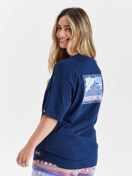 Elara Tee Marineblauw 