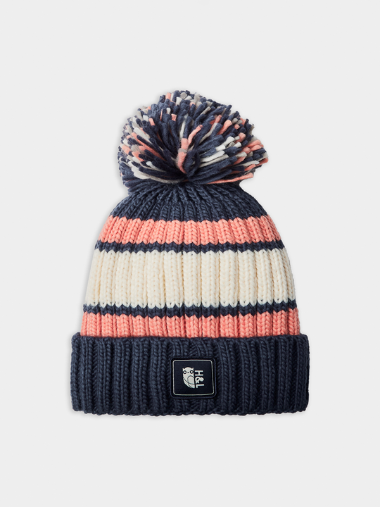 Fernie Pom Pom Beanie Marshmallow Sundae 