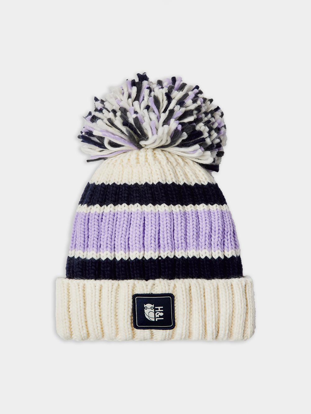 Fernie Pom Pom Beanie Blauwe Bessen Cheesecake 