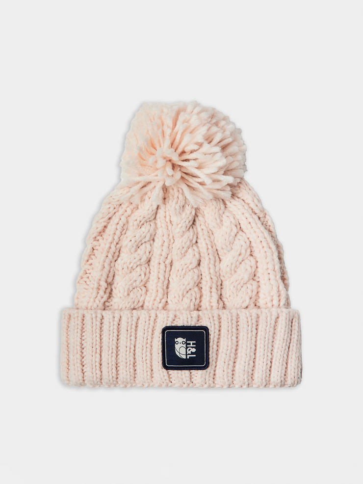 Grouse Cable Knit Beanie Oatmeal