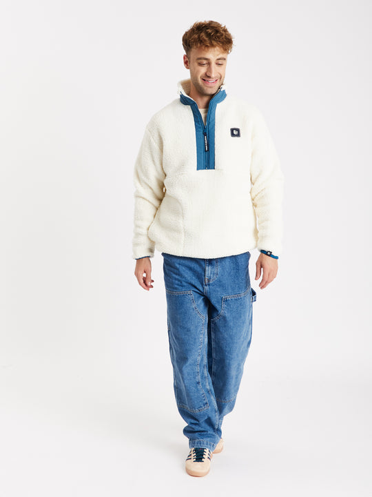 Iris 1/4 rits Sherpa Fleece 