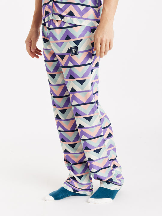 Polar Retro Pattern Long Pyjama Set