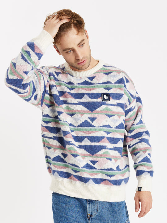 Berg Retro Pattern Knitted Jumper