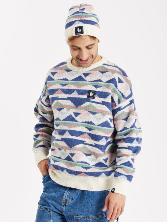 Berg Retro Pattern Knitted Jumper