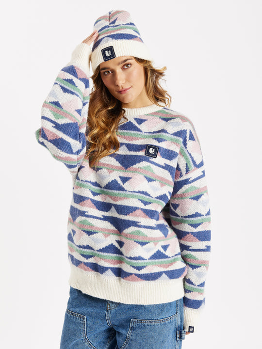 Berg Retro Pattern Knitted Jumper