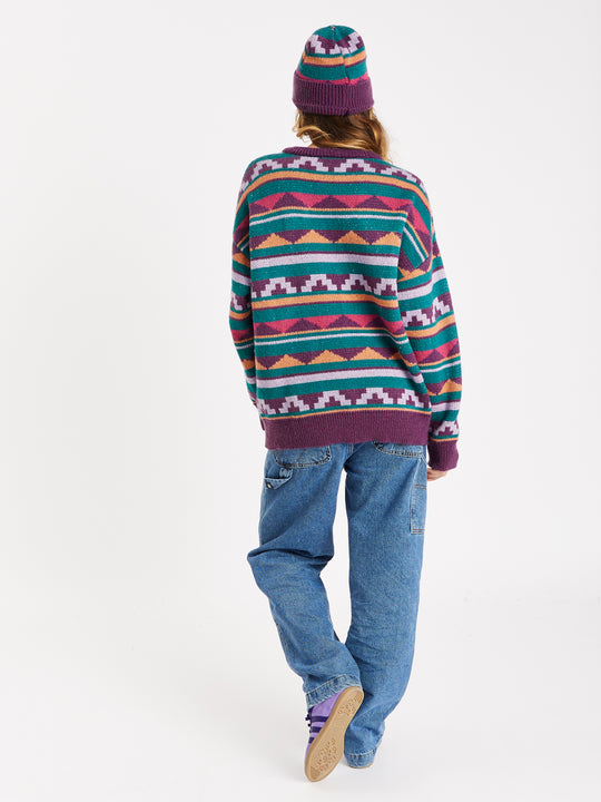 Tula Retro Pattern Knitted Jumper