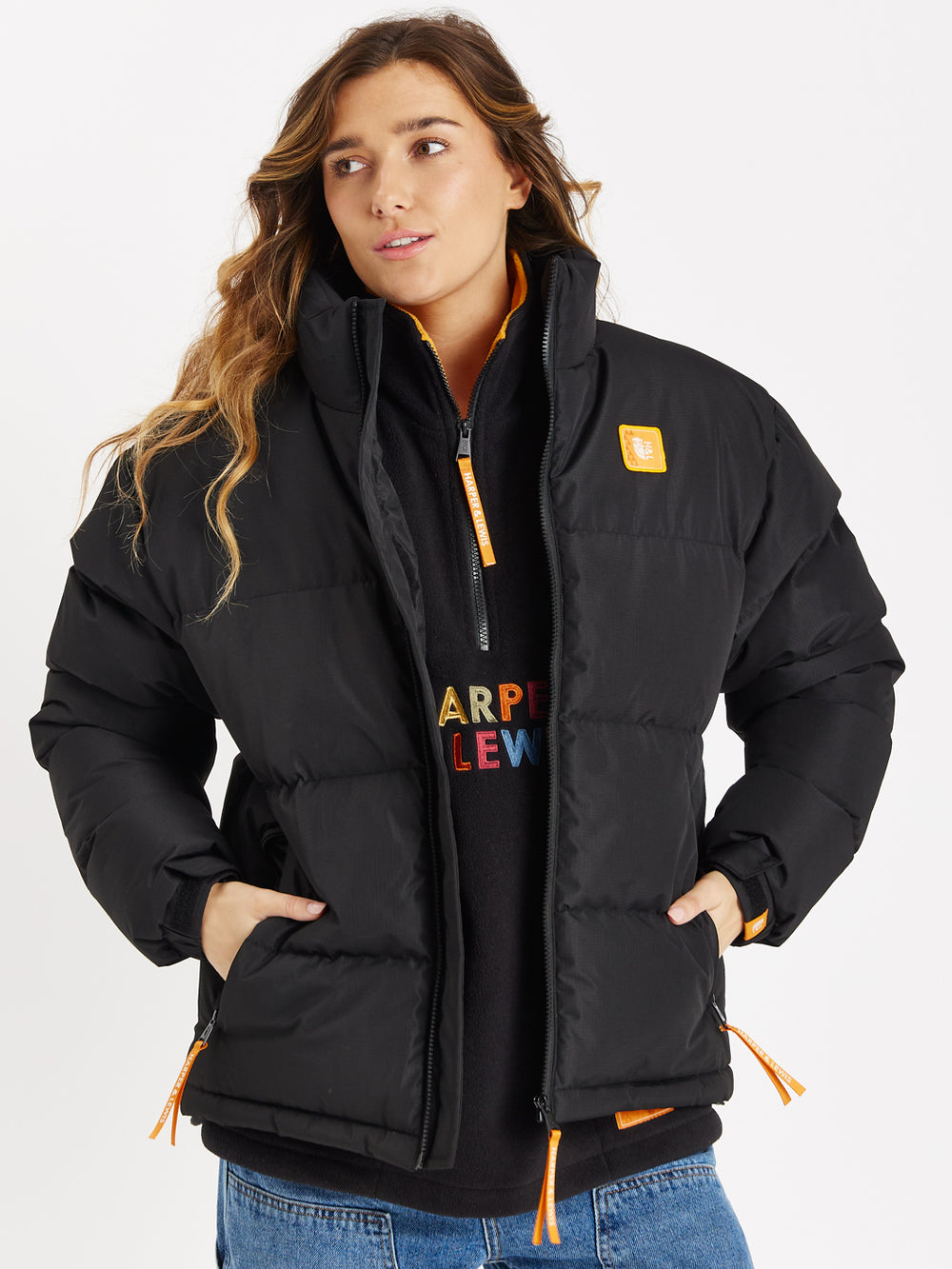 Noire Puffer Coat